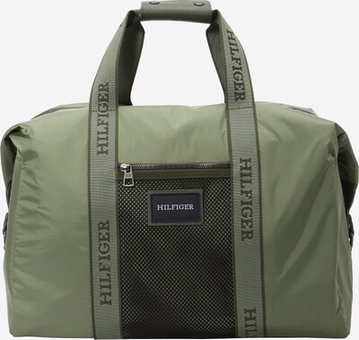 TOMMY HILFIGER Sac de voyage en olive / noir, Vue avec produit