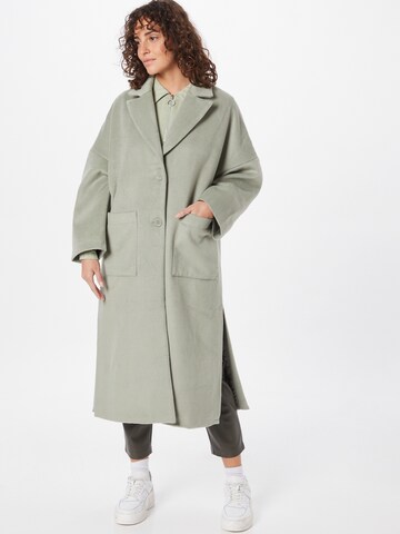 Karo Kauer Between-Seasons Coat in Green: front