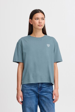 T-shirt 'IHRunela' ICHI en bleu : devant