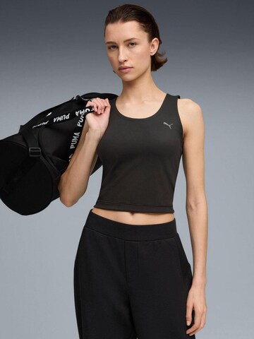 Top 'Puma W Cloudspun Twist Tank' di PUMA in nero