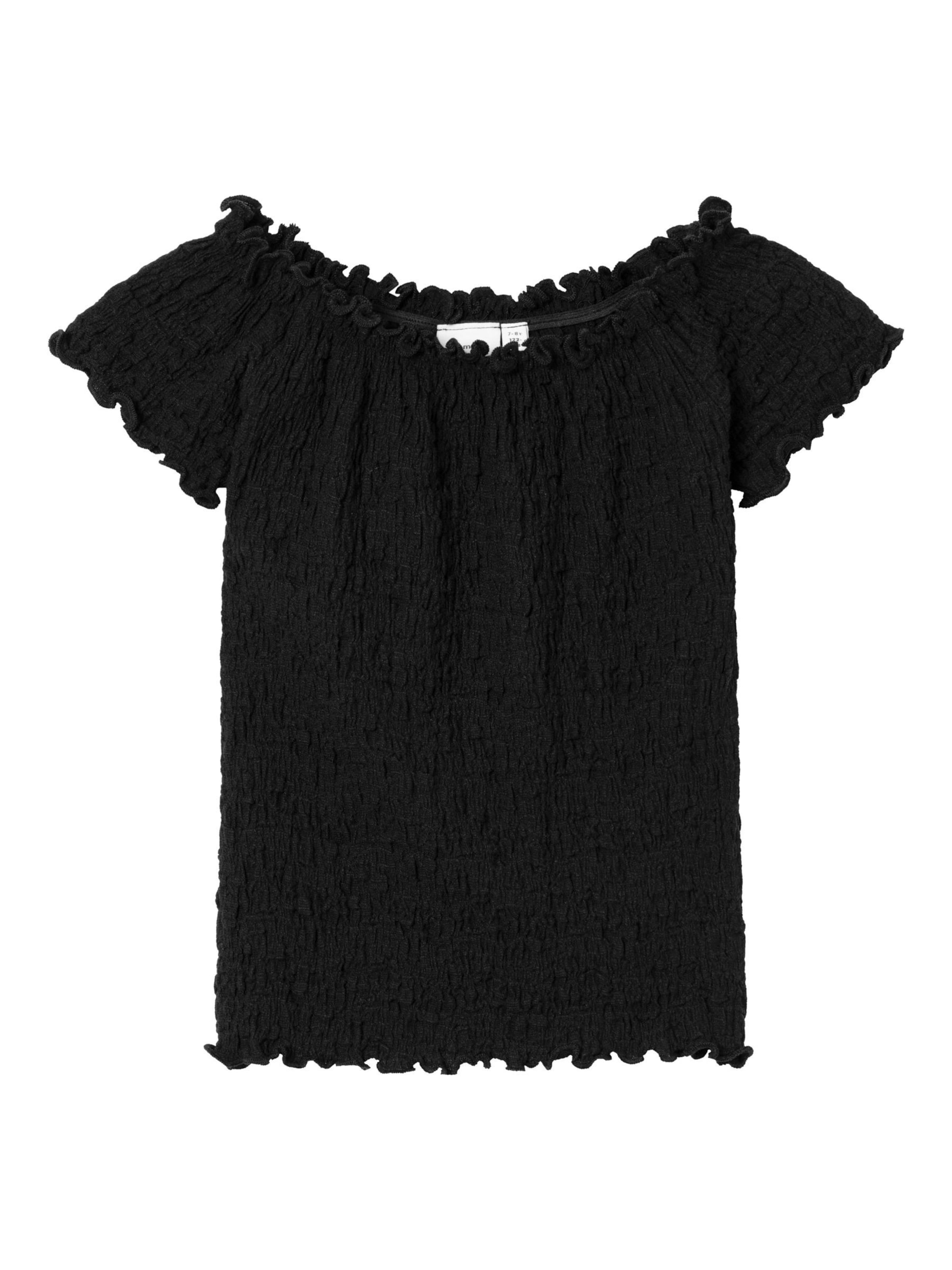 NAME IT - Camiseta 'NKFHALISSE' en negro: frente