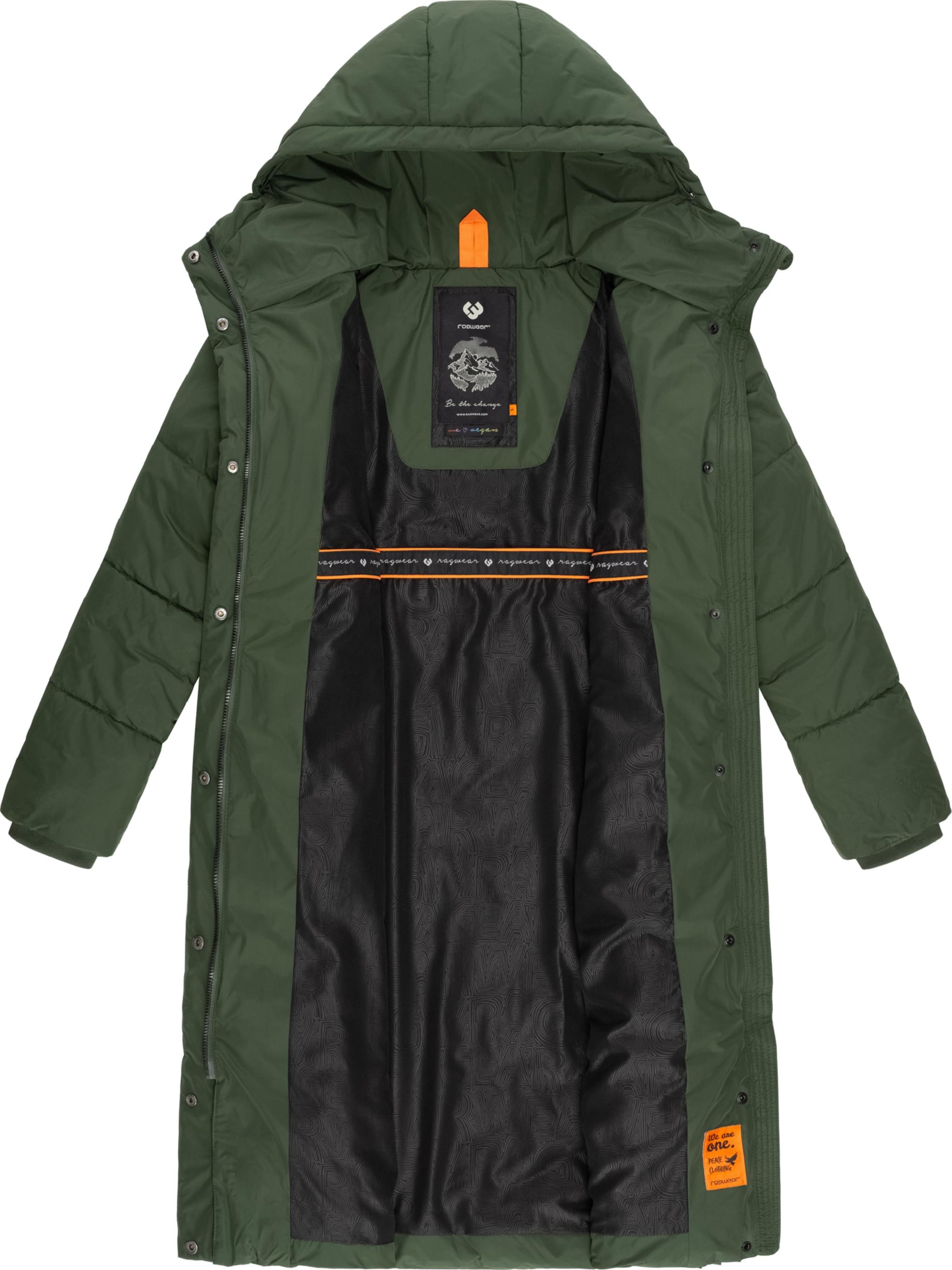 Palton de iarnă 'Suminka' de la Ragwear pe verde