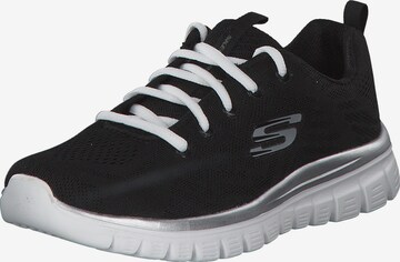 SKECHERS Sneakers laag 'Graceful Get Connected' in Zwart: voorkant