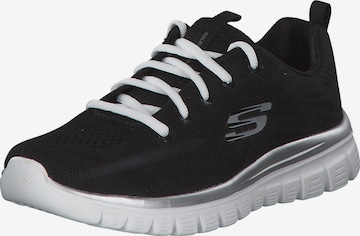 SKECHERS Madalad ketsid 'Graceful Get Connected', värv must: eest vaates