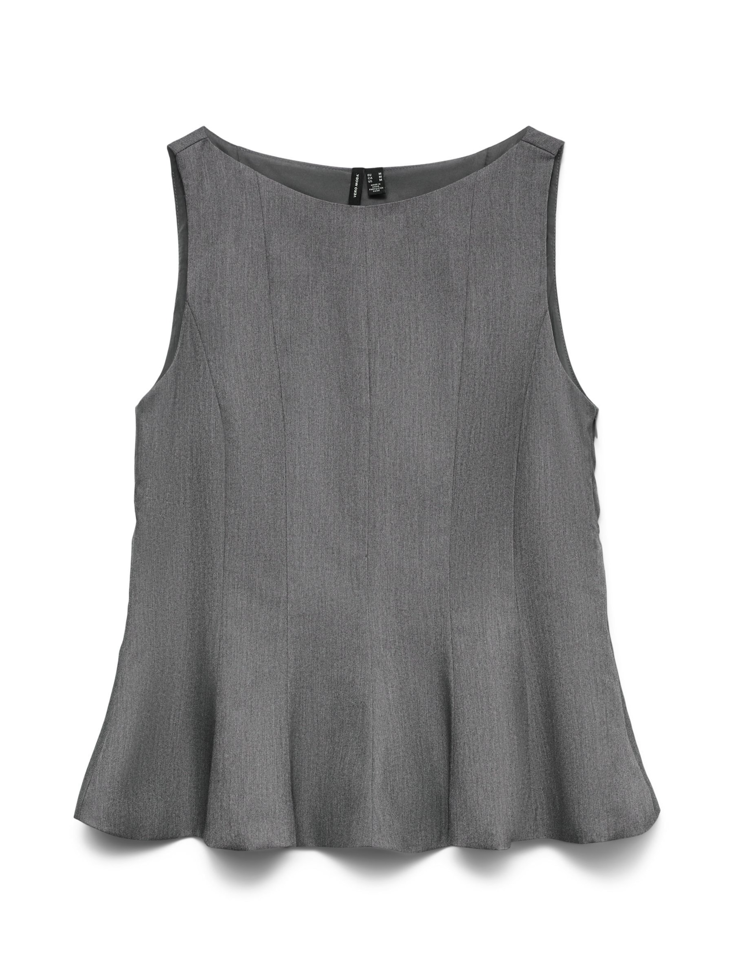 VERO MODA Blouse 'VMKIMBERLY' in Grijs: voorkant