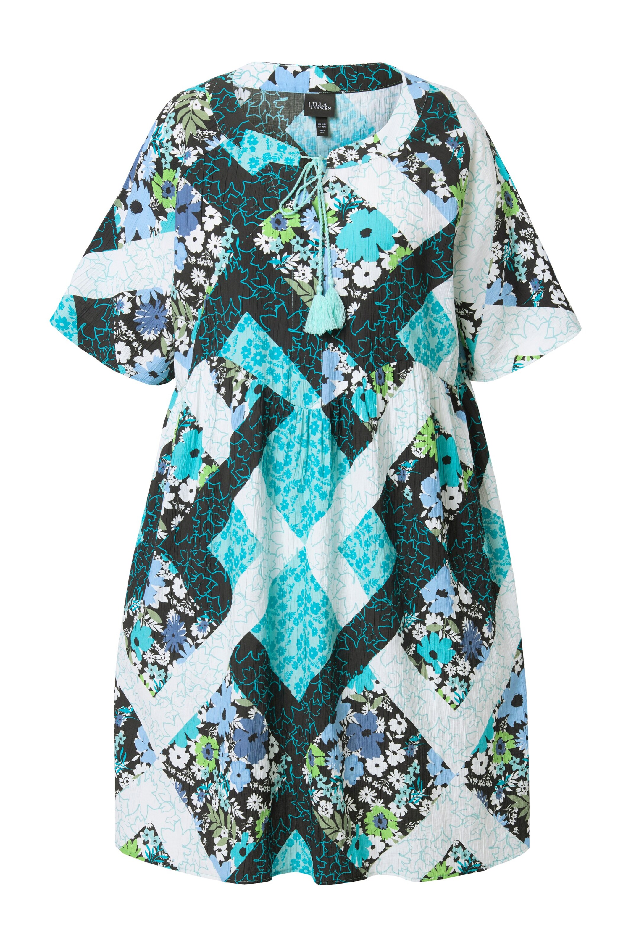 Ulla Popken Zomerjurk in Blauw: voorkant