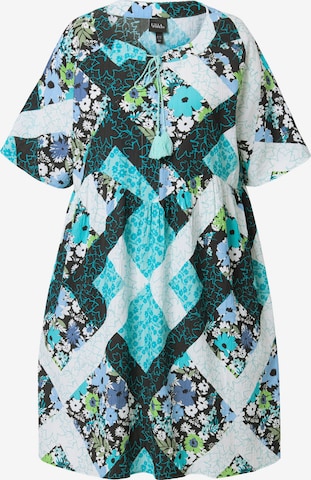 Ulla Popken Zomerjurk in Blauw: voorkant