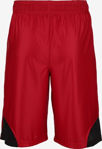 UNDER ARMOUR Loose fit Workout Pants 'Perimeter' in Red