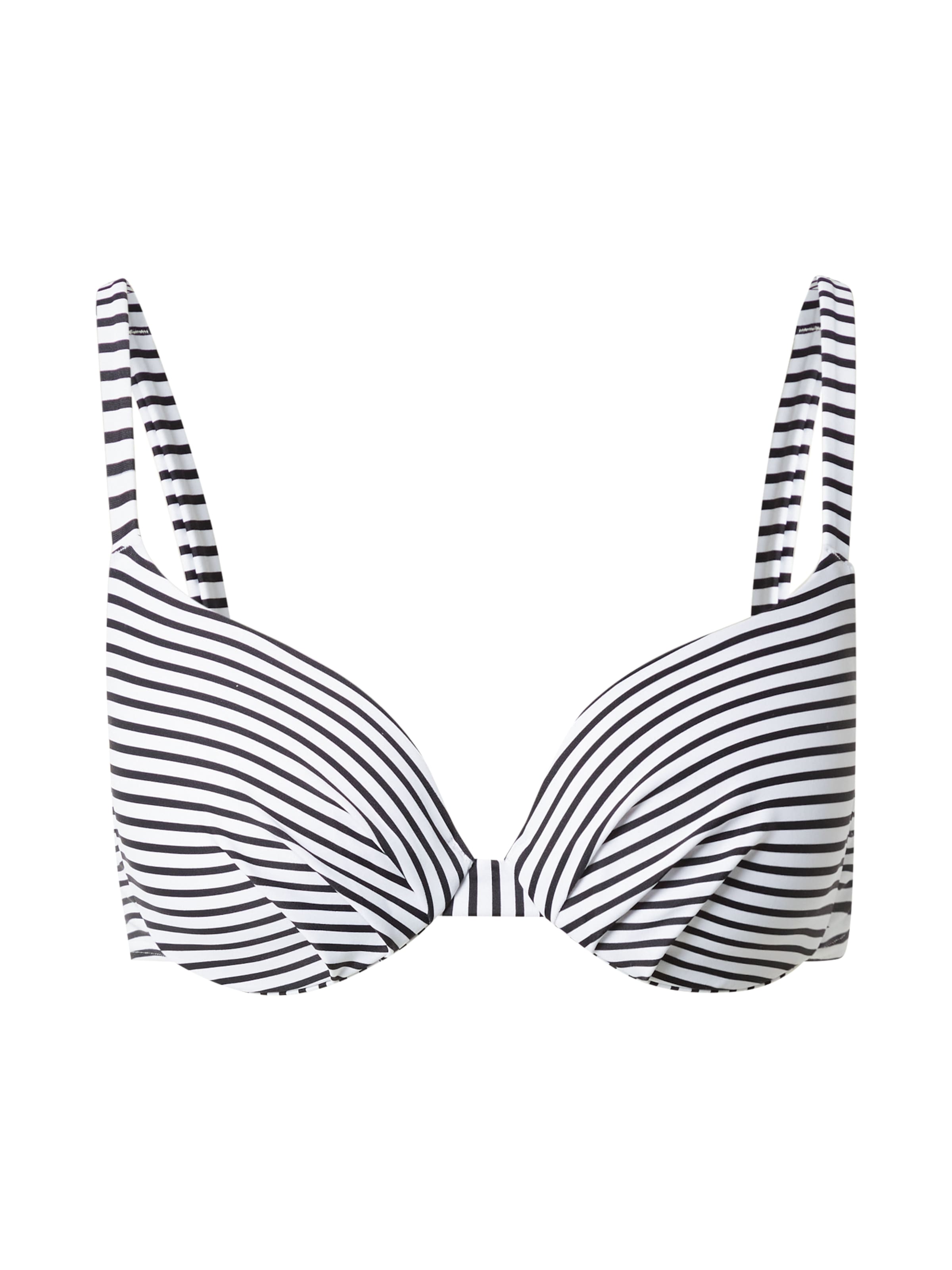 NATURANA Push-up Bikinioverdel i sort: forside