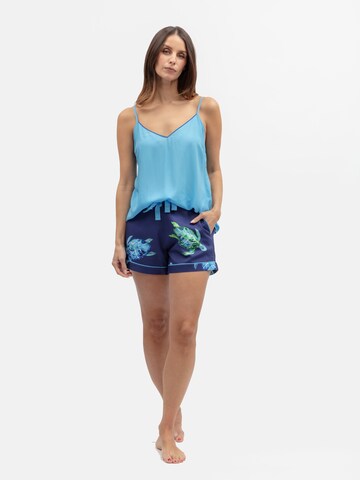 Camicia da notte 'Ashley Cami' di Cyberjammies in blu: frontale