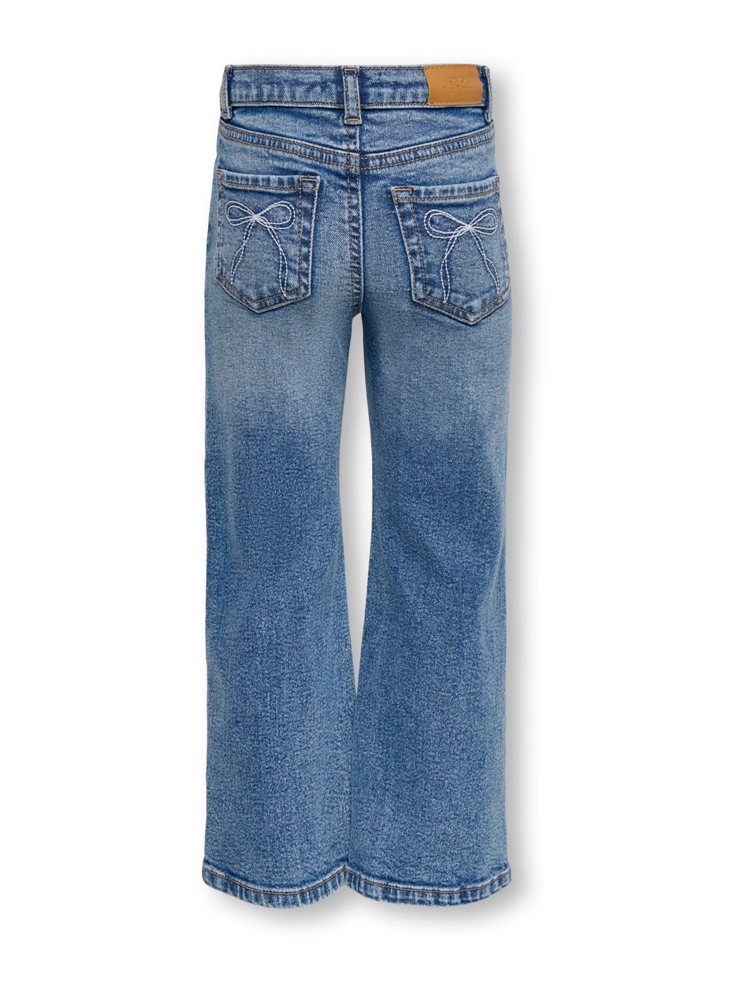 Only Mini Wide Leg Jeans 'KMGJUICY' in Blau