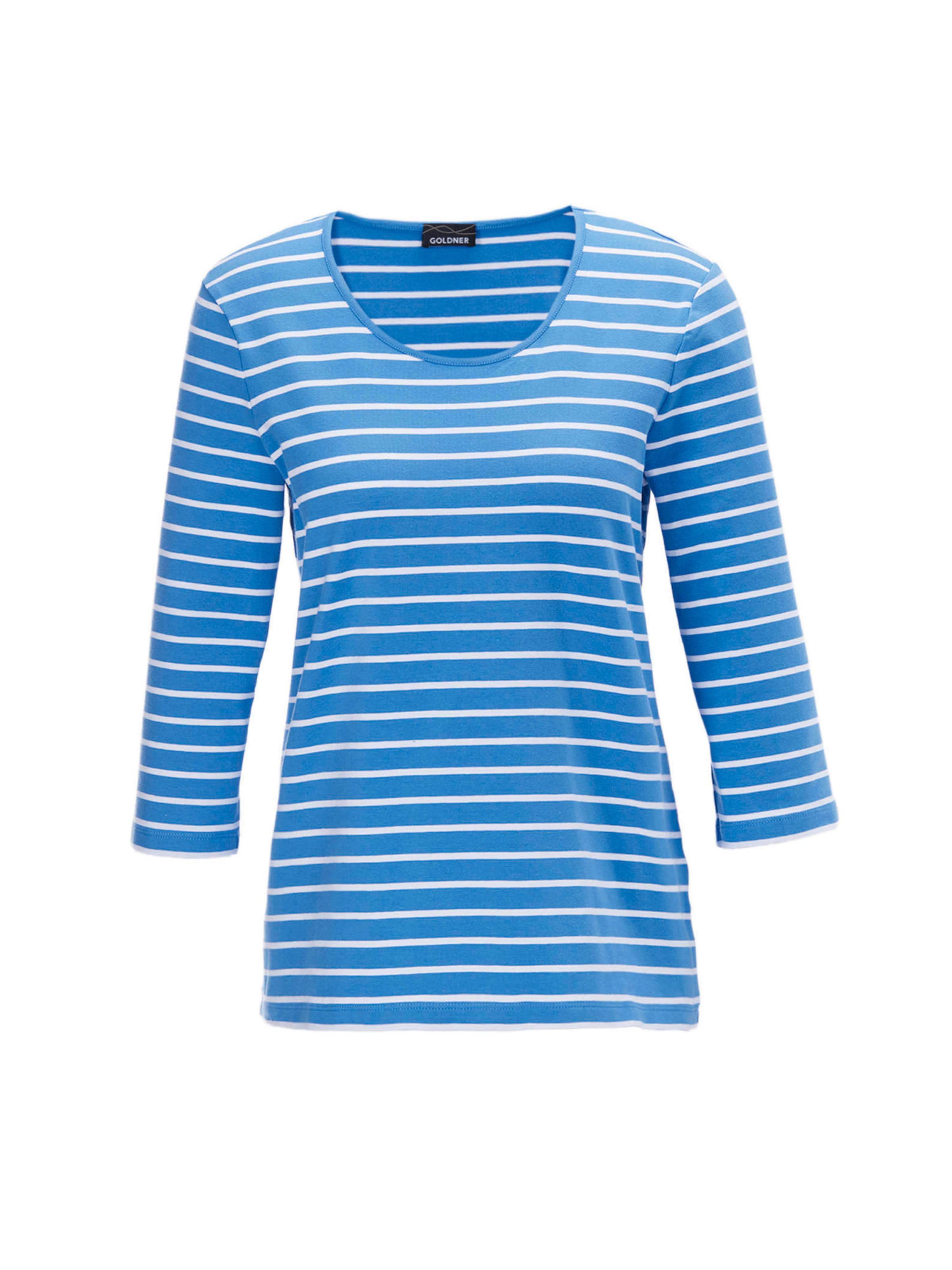 T-shirt Goldner en bleu : devant