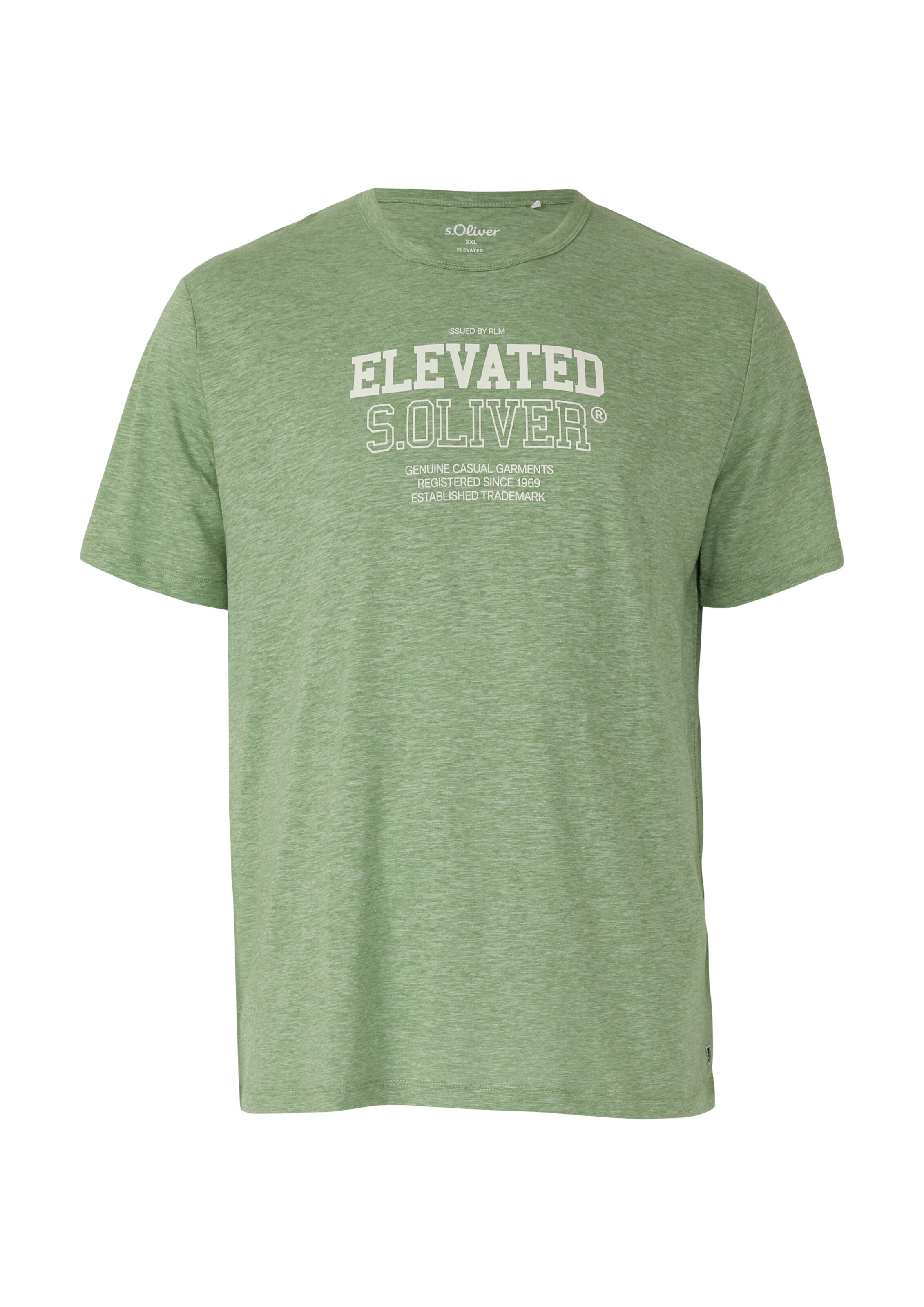 s.Oliver Shirt in Groen: voorkant
