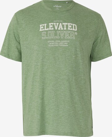 T-Shirt s.Oliver en vert : devant