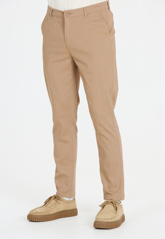 NOU Regular Cargo Pants 'Quentin' in Beige: front