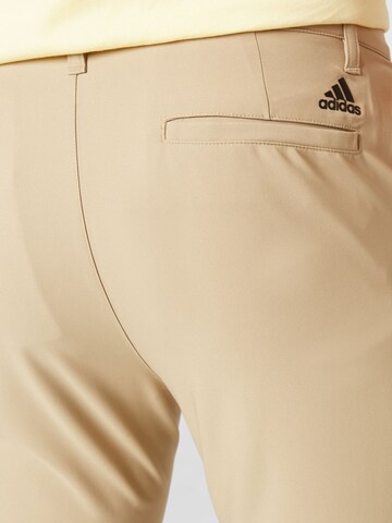ADIDAS GOLF Tapered Workout Pants 'ULT365' in Beige
