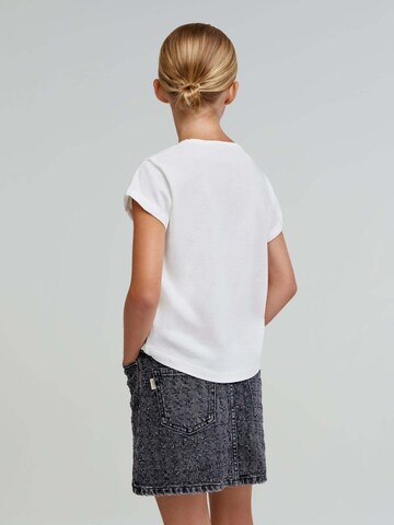 Scalpers Shirt 'Shiny Skull' in White