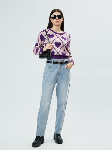 Influencer Sweater in Purple