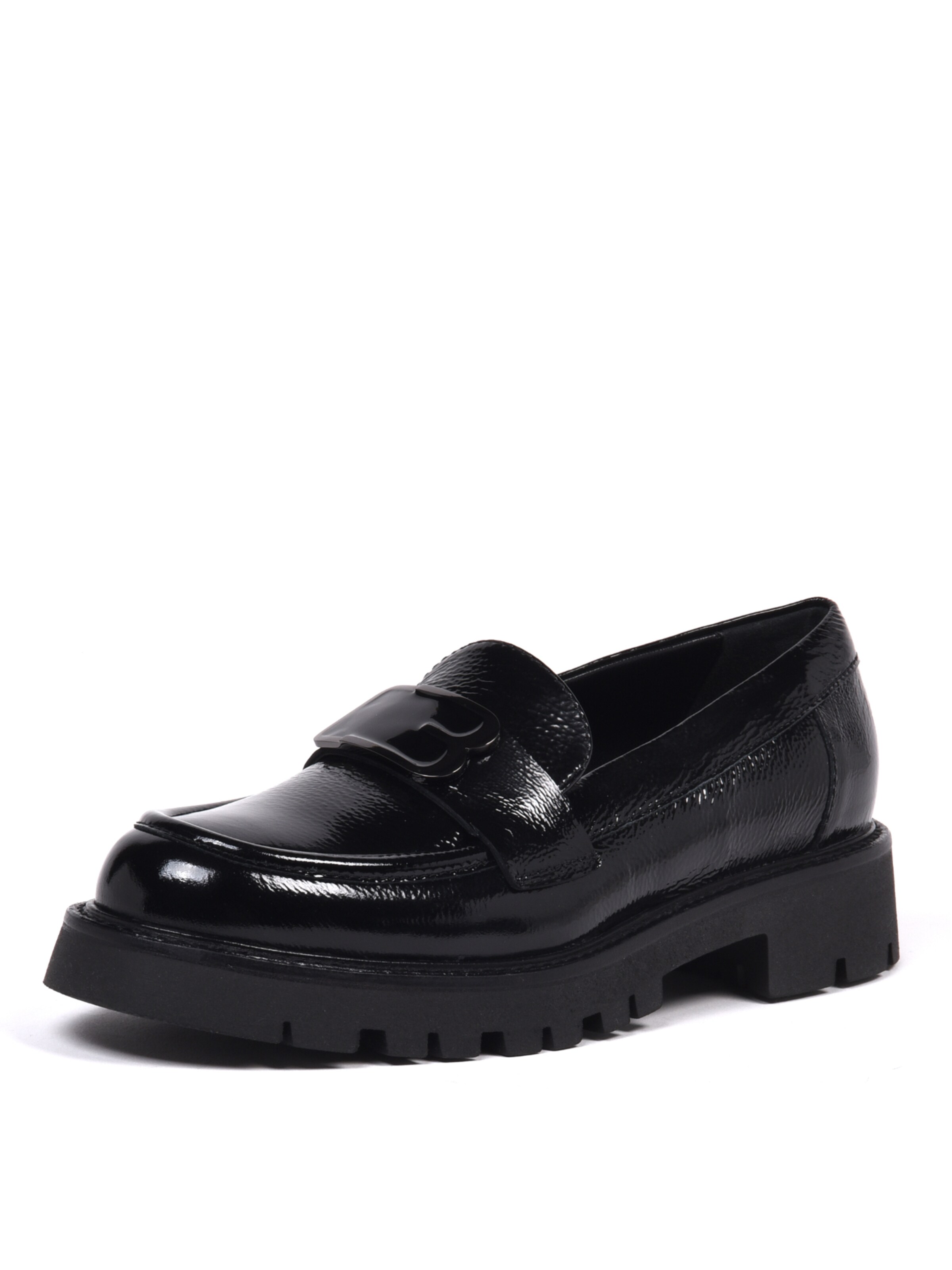 Mocassin BALDININI en noir : devant