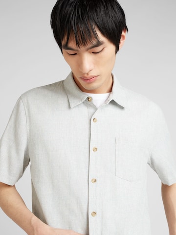 Revolution Regular fit Button Up Shirt in Grey