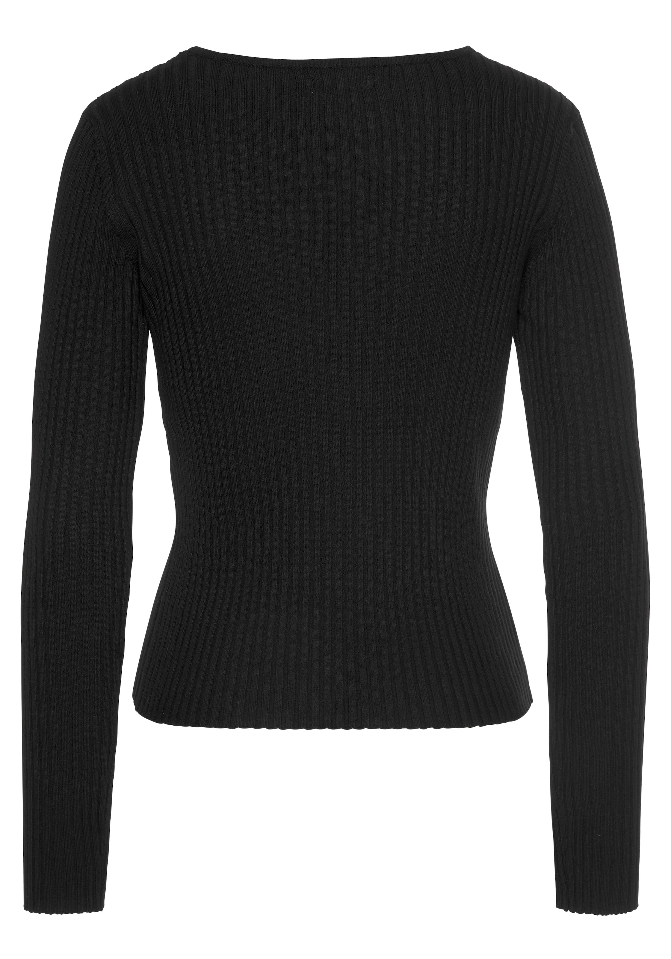 LASCANA Sweater in Black