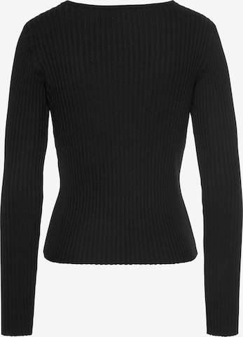 LASCANA Sweater in Black