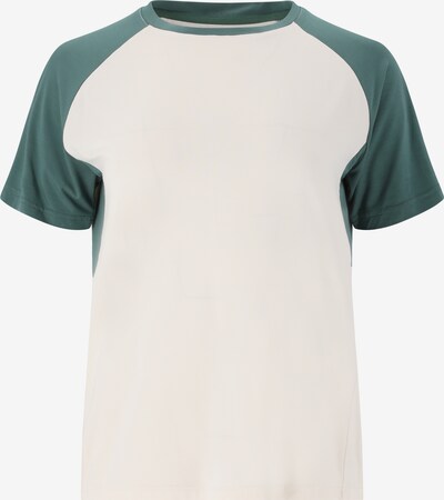ENDURANCE Functioneel shirt 'Abbye' in de kleur Crème / Smaragd, Productweergave