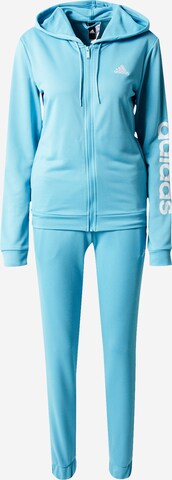 Completo sportivo 'Linear' di ADIDAS SPORTSWEAR in blu: frontale