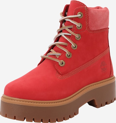 Suvarstomieji kulkšnis dengiantys batai 'STONE STREET' iš TIMBERLAND, spalva – raudona, Prekių apžvalga