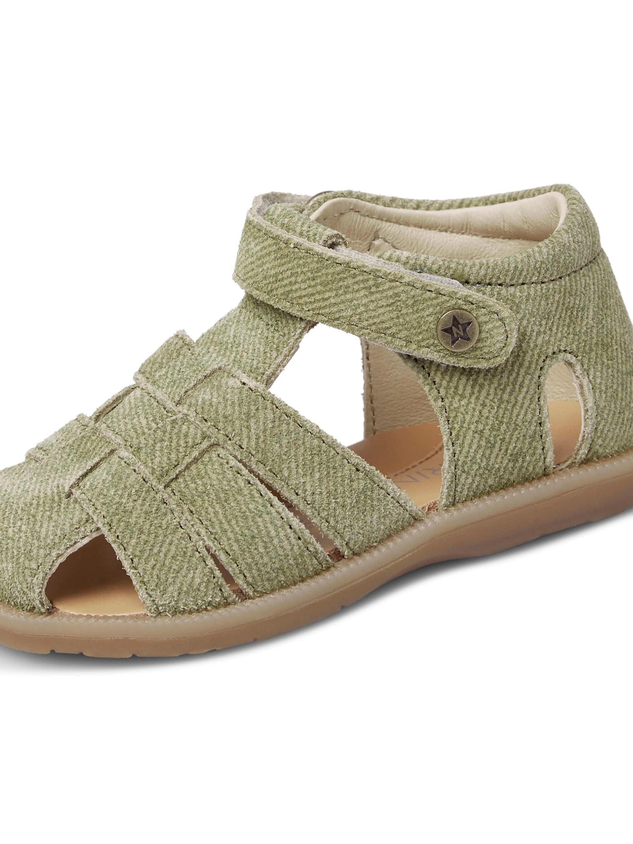 NATURINO Open shoes 'ZAFFIRO' in Green: front