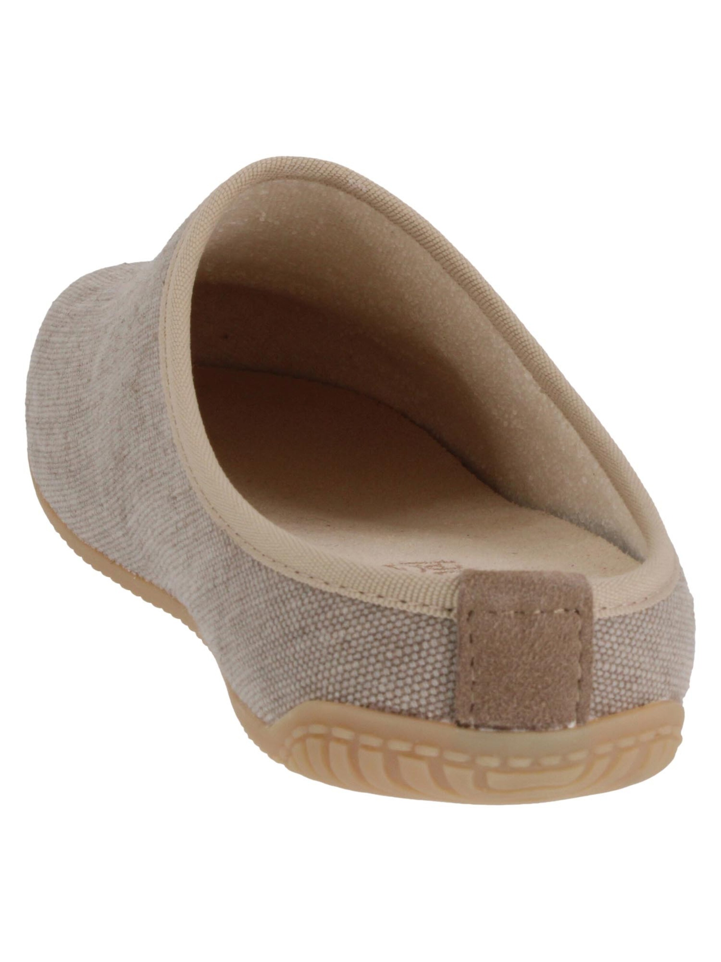 Living Kitzbühel Slipper 'Jute Cotton Gipfelkreuz' in Beige