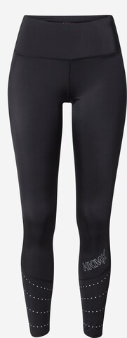 Skinny Pantaloni sportivi 'Run Baby Run' di HKMX in nero: frontale