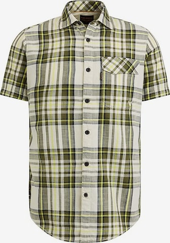 PME Legend Regular fit Button Up Shirt in Green: front
