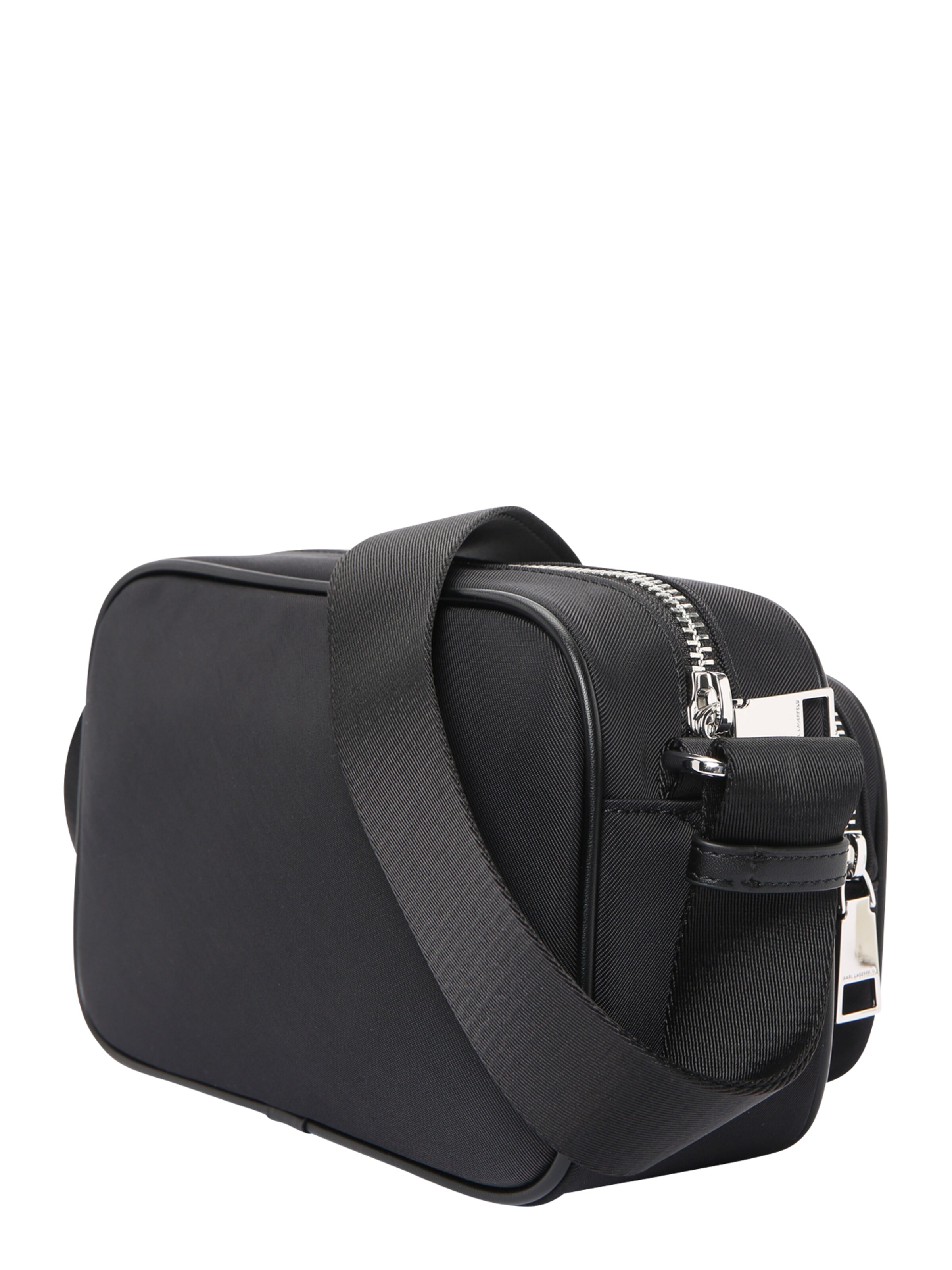 juoda Karl Lagerfeld Rankinė su ilgu dirželiu 'Rue St-Guillaume'