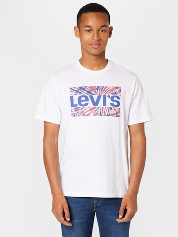 T-Shirt 'Relaxed Fit Tee' LEVI'S ® en blanc : devant