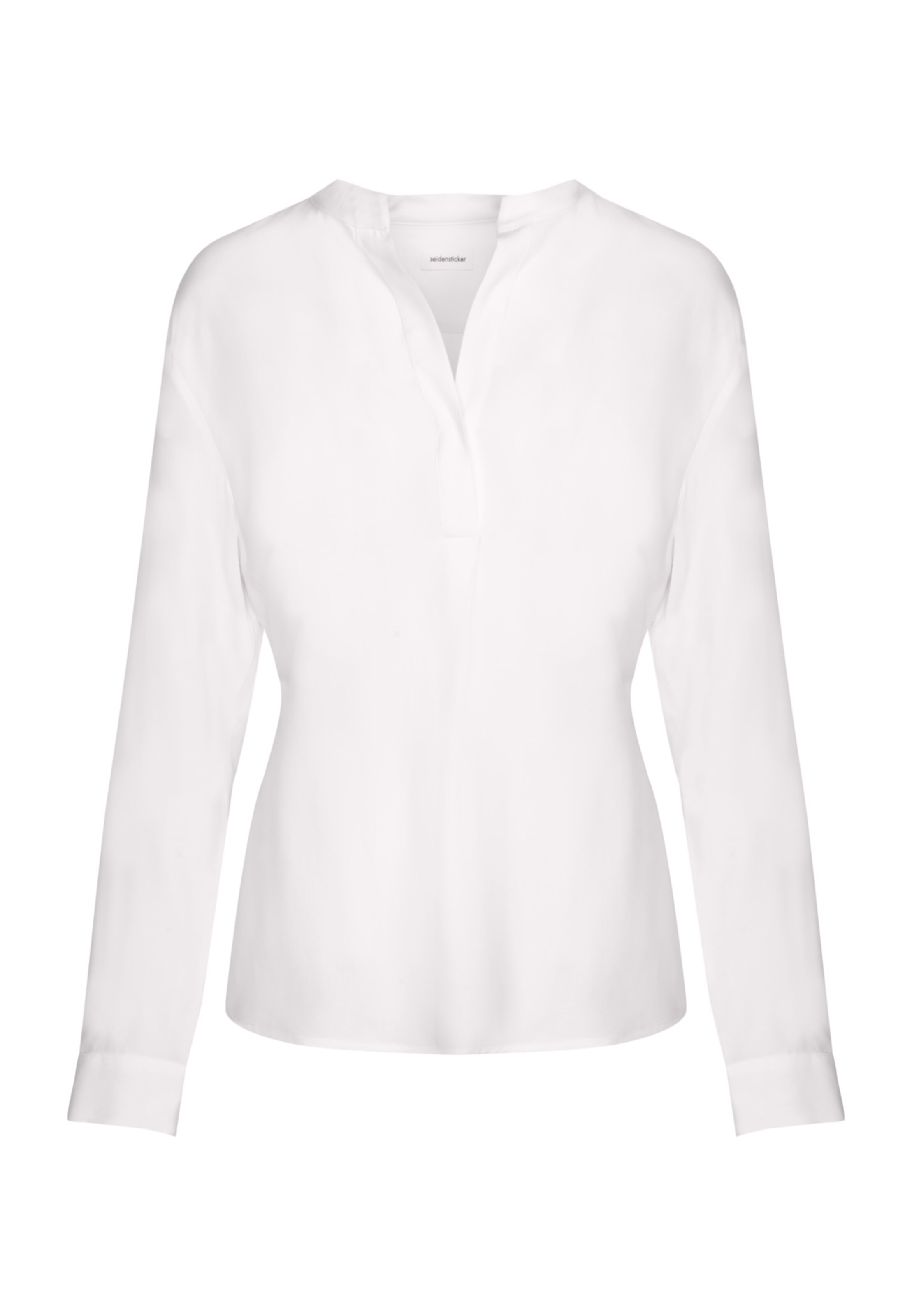 SEIDENSTICKER Blouse 'The Connecting Neutrals' in Wit: voorkant
