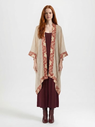 Kimono 'Ethereal Block' Shop Karey en blanc : devant