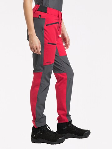 Haglöfs Regular Outdoor Pants 'Rugged Flex' in Red