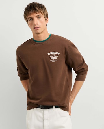 Felpa 'Jed' di Pepe Jeans in marrone: frontale