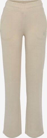 LASCANA ACTIVE Regular Sportbroek in Beige: voorkant