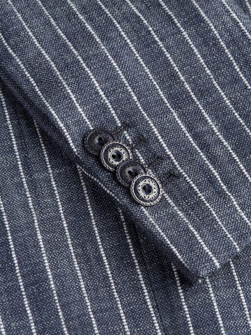Vulto Blazers 'Pinstripe Double-Breasted Jacket' in Blauw
