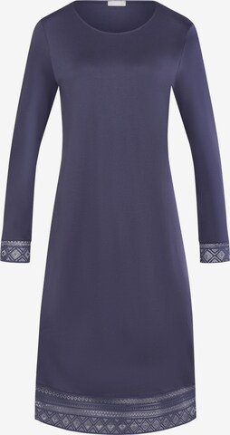 Hanro Nightgown ' Jona ' in Blue: front