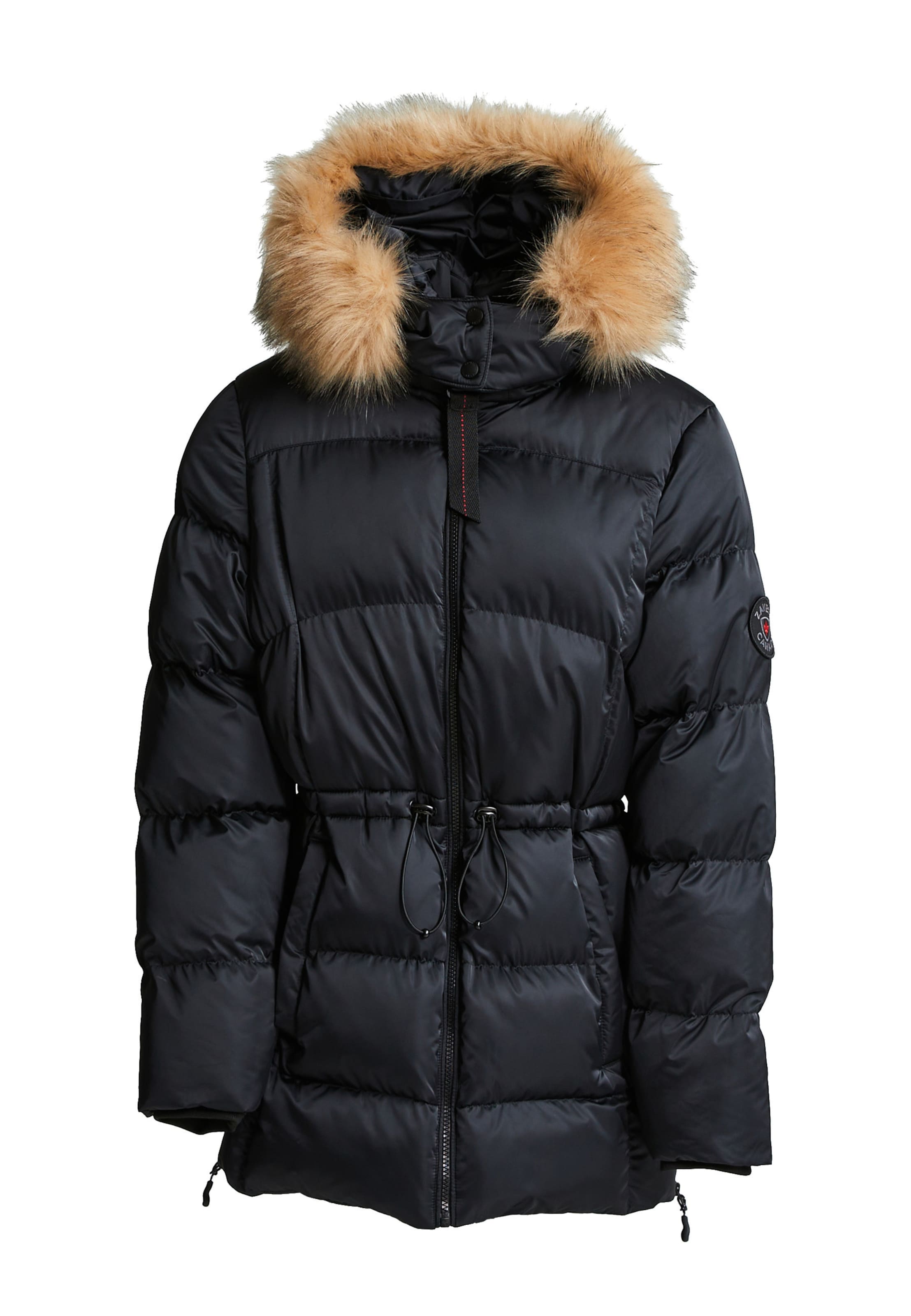 Zavetti Canada Winterparka 'Virna 2.0' in Zwart: voorkant