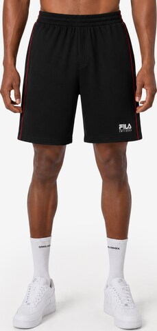 Pantalon de sport ' Iseo ' Smilodox en noir : devant