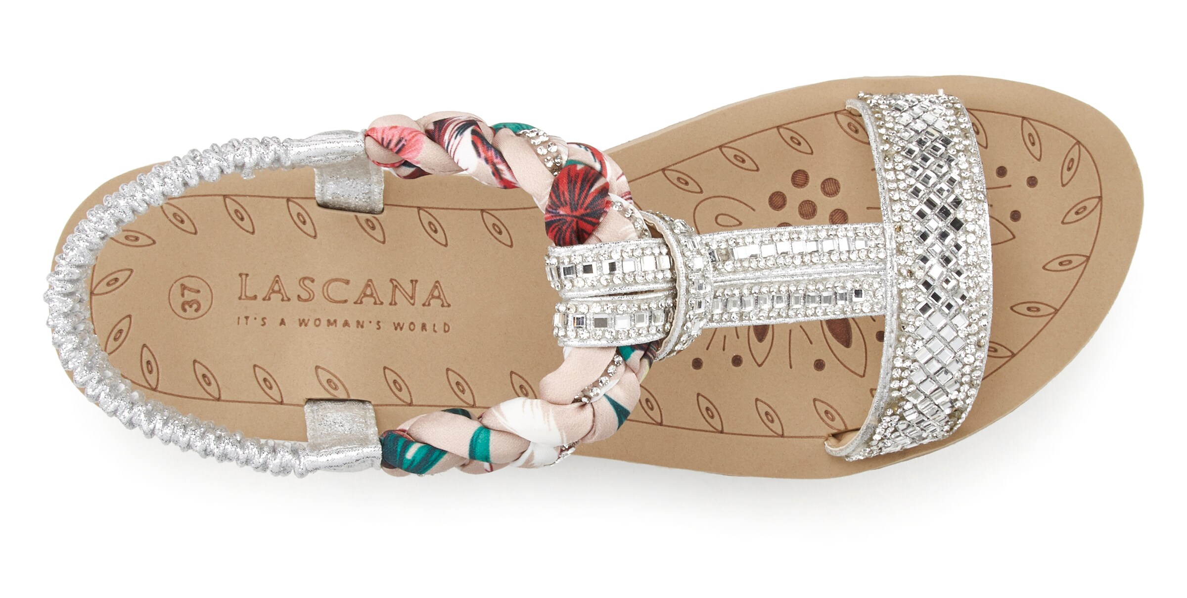 LASCANA Sandal in Silver