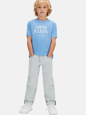 Maglietta 'LOGO SS T-SHIRT' di Calvin Klein Jeans in blu