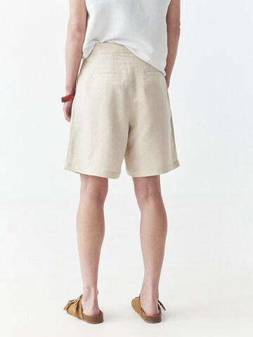 TATUUM Loose fit Trousers in Beige