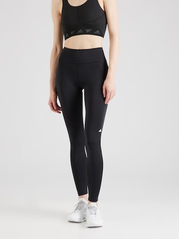 ADIDAS PERFORMANCE Regular Workout Pants 'Dailyrun Full Length' in Black: front