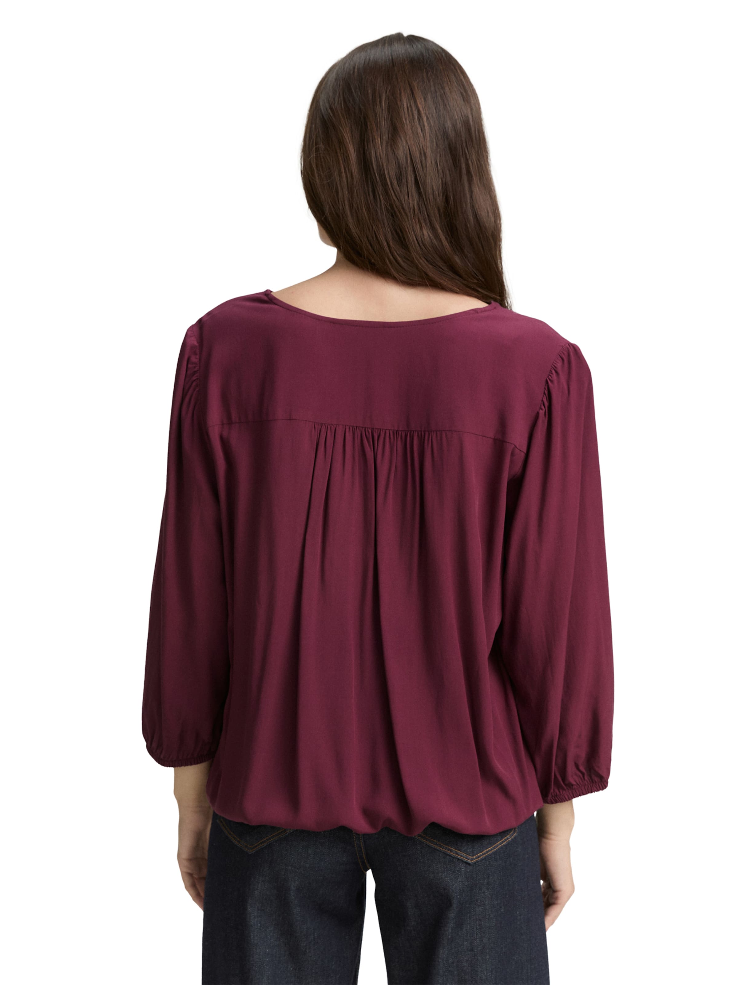 Chemisier TOM TAILOR en rouge