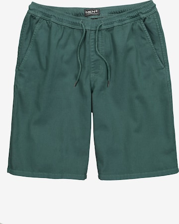 Men Plus Trousers 'Bermuda' in Grey: front